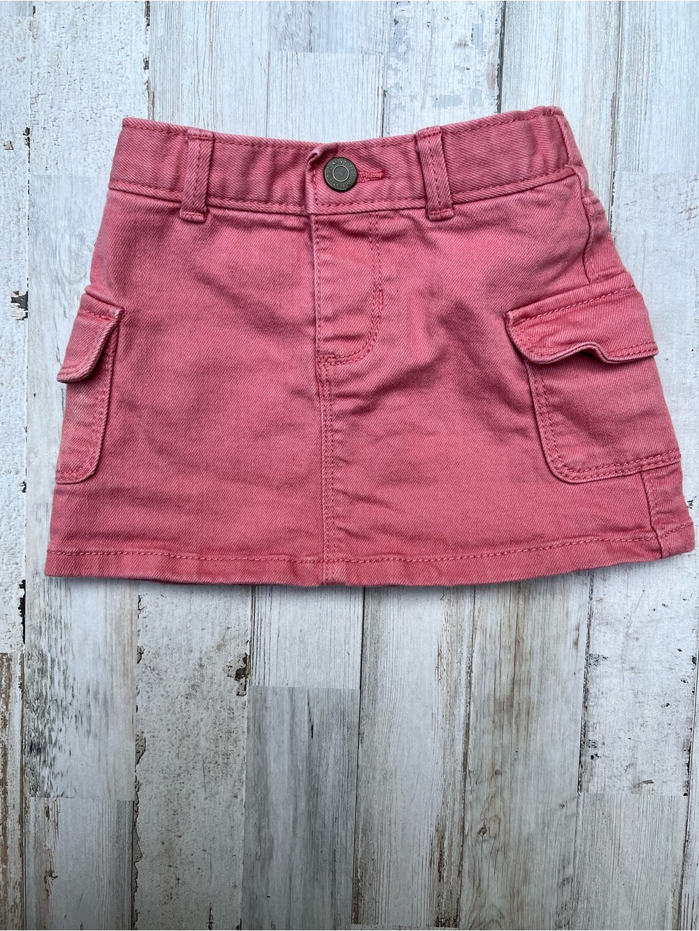 Old Navy Pink Denim Skirt